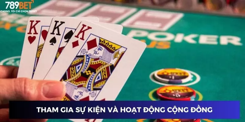 Tham gia sự kiện và hoạt động cộng đồng