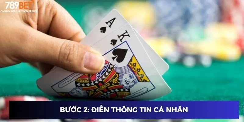 Bước 2: Điền thông tin cá nhân