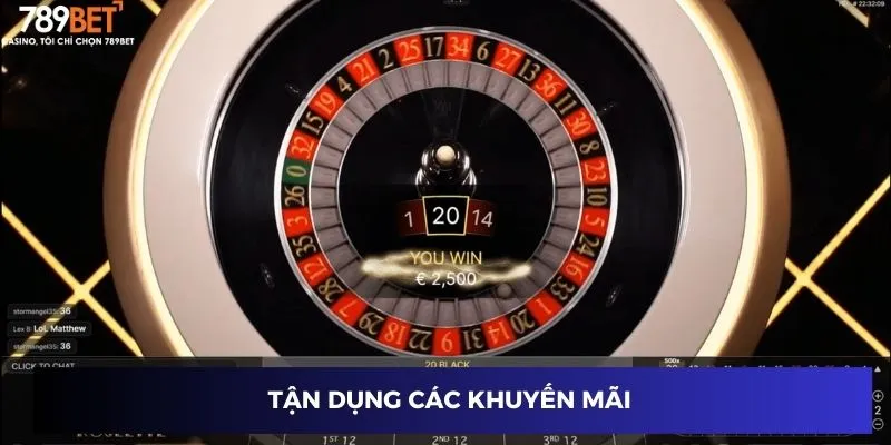 Tận dụng các khuyến mãi 