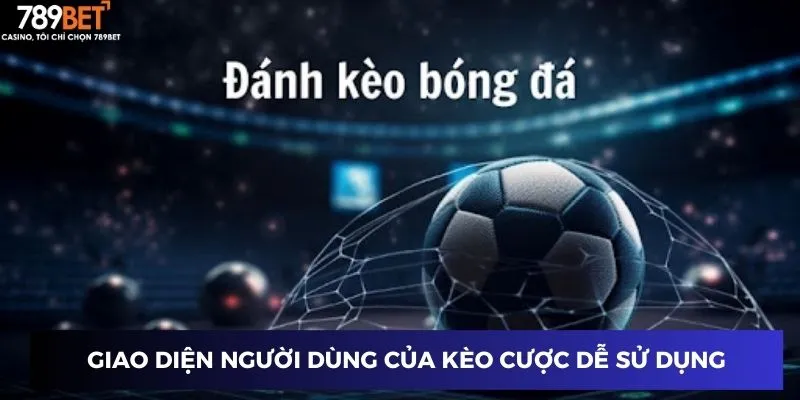 Giao diện người dùng của kèo cược dễ sử dụng