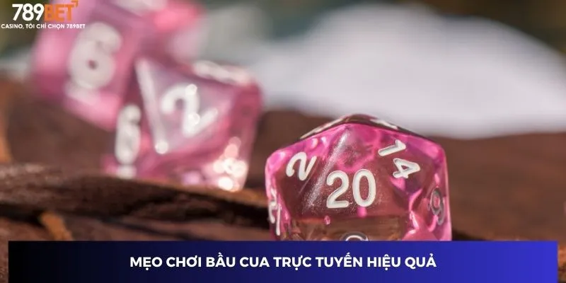 Mẹo chơi bầu cua trực tuyến hiệu quả